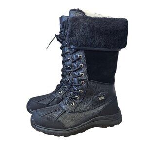 UGG Adirondack lll Tall Boots, Black, Waterproof, Winter, Outdoor, Size 7.5